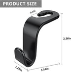 DTDNZKN 8-Pack Car Seat Back Storage Hook | Auto Seat Hook Hangers Storage Organizer Interior Accessories for Purse Coats Umbrellas Grocery Bags Handbag - Image 2