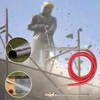 Selkie Pressure Washer Sandblasting Kit - Wet Abrasive Sandblaster Attachment, with Replacement Nozzle Tips,Protect Glasses, 1/4 Inch Quick Disconnect, 5000 PSI - Image 5