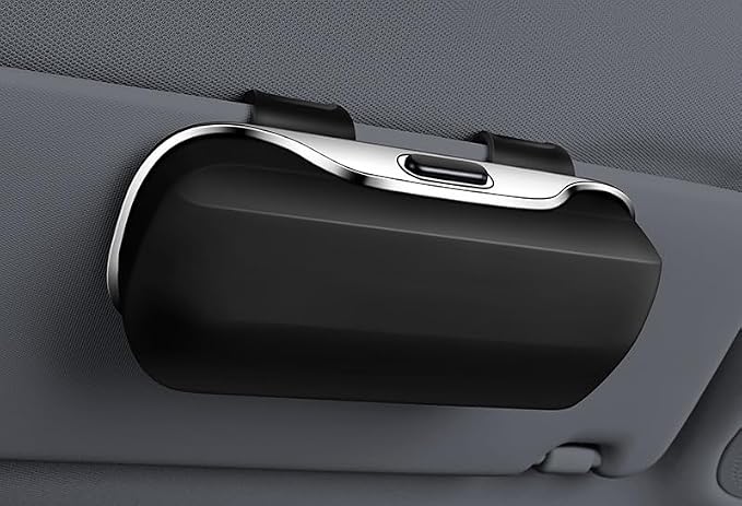 Sunglasses Holder for Car Sun Visor, Protective Automotive Eyeglasses Storage Case Hanger, Car Sunglass Holder - Image 2