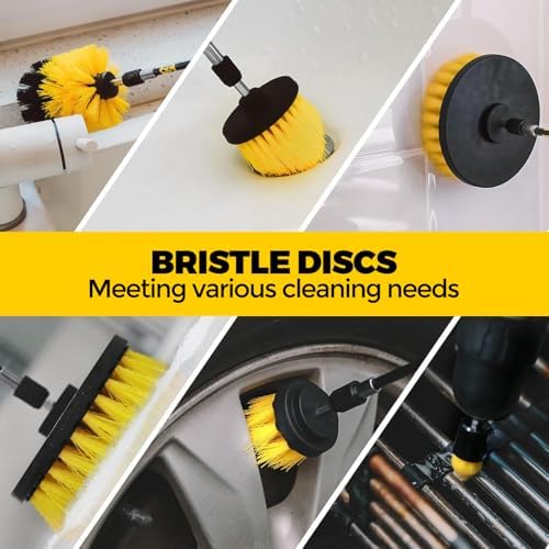 Holikme 30Piece Drill Brush Attachment Set - Power Scrubber Cleaning Kit - Image 2