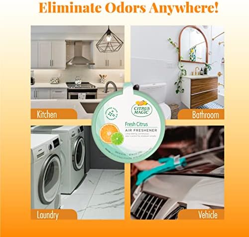 Citrus Magic Solid Air Fresheners, Fresh Citrus, 8 Ounce, Pack of 2 - Image 6