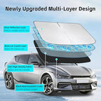 Windshield Sun Shade for Kia EV6 2022-2026 Sunshade - Image 3