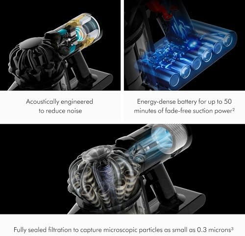 Dyson Car+Boat Handheld Vacuum, Cordless and Lightweight, Cleans Hard Surfaces and Upholstery, 115AW, 2 Power Modes, Up to 50 Minutes² - Image 3