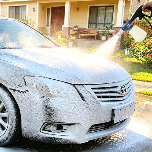 ESP 1L Car Wash Foam Cannon, HDPE Bottle, Silicone Straw with Filter, Stable Foam Output, Stainless Steel Quick Connect for Car, Bike, Boat & Outdoor Cleaning - Image 6