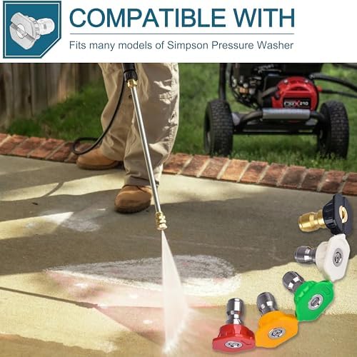 3600 PSI Pressure Washer Nozzles 80145 Fit For Simpson Pressure Washers - Image 4