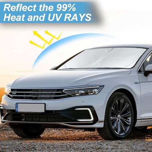 Custom Fit Passat Windshield Sunshade for 2012-2022 Volkswagen VW Passat - Image 2