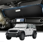 Zanch Windshield Sun Shade for Jeep Truck, 60" × 21" by Zanch