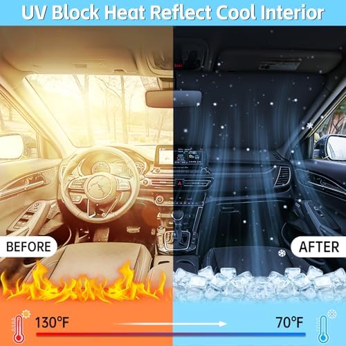 Windshield Sun Shade for Lincoln Corsair 2020-2026 Sunshade - Image 4