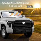 Windshield Sun Shade for Toyota Tundra 2022-2026 Foldable - Image 2