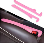 IHOTDER 2PCS Car Seat Gap Filler,Super Flexible Car Side Seat Gap Filler Car interior Accessories,Universal CCar Organizer Between Seats for Tightly Filling Seat Gaps (Pink)…… by IHOTDER