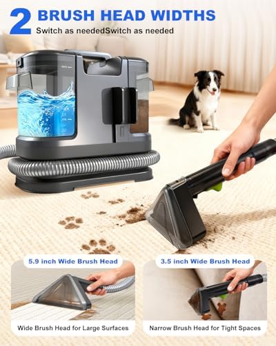 Portable Carpet Cleaner Machine, Carpet & Upholstery Cleaner Machine 15KPA - Image 4