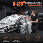 IVYROLL Car Wash Kit, 4-in-1 Car Wash Brush with Long Handle - Image 3