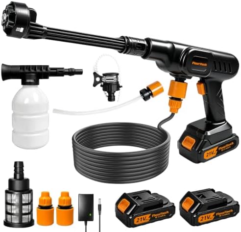 Cordless Pressure Washer, 900PSI Portable Power Washer with 6-in-1 Nozzle by Unknown