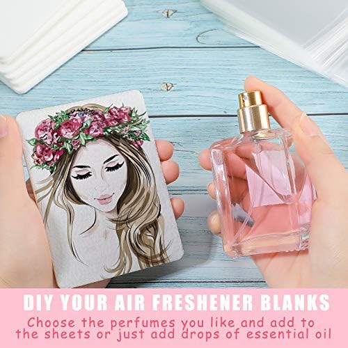 Maitys 25 Pcs Sublimation Air Freshener Blanks Sheets Car Scented Hanging - Image 5