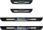 4PCS Car Door Sill Protector, Sport Anti-Slip Vehicle Door Edge Scratch Protection, Self-Adhesive Automotive Entry Guard Decoration Sticker, Universal for SUV RV Truck (Black) - Image 7