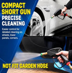 TOOLCY Pro Short Pressure Washer Gun 5000 PSI with 360° Swivel 3/8" Inlet - Image 4