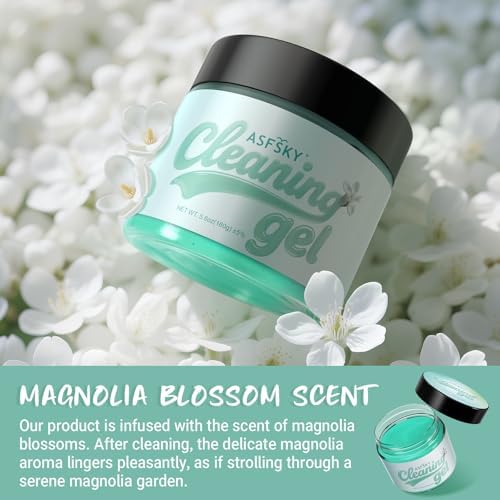 ASFSKY Car Cleaning Gel Cleaning Universal Cleaning Gel Putty Magnolia - Image 3