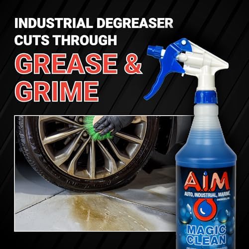 AIM Chemicals Magic Clean Multipurpose Cleaner - Industrial & Car Detailing - Cleans Cars, Trucks, SUVs, Boats, RVs - Effective Wheel & Tire Cleaner - Powerful Degreaser - Heavy Duty Use, 5 Gal - Image 2