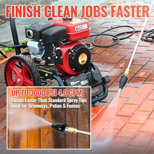 YAMATIC Pressure Washer Turbo Nozzle 5 Spray Nozzles, 3000 PSI 4.0 GPM - Image 5