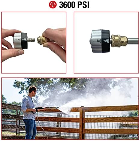 Simpson 3600 PSI 5-in-1 Quick Connect Pressure Washer Nozzle, 80142 - Image 3