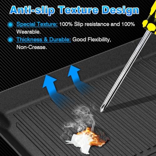 Bronco Cargo mat - Trunk Mat for Ford Bronco Sport 2021-2026(Only for Sport/w/Full Size Spare Tire), All Weather Trunk Mat & Backrest Mat for Bronco Accessories, Heavy Duty Rubber Mats - Image 4
