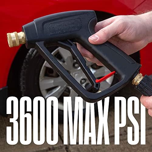 Westinghouse Short Pressure Washer Gun - 3600 Max PSI, M22 Connector - for Gas and Electric Pressure Washers - Image 3