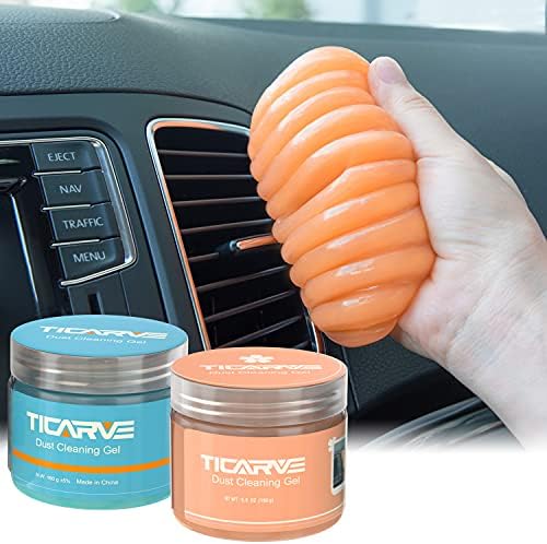 TICARVE 2pack Car Cleaning Gel Car Putty Car Accessories Auto Cleaner Tools by TICARVE