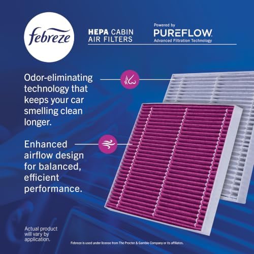 Febreze Odor Control HEPA Cabin Air Filter by PUREFLOW RZ18108H Fits 2018-2026 Chevrolet Equinox 1.5L - Image 6