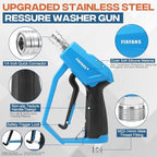 FIXFANS Pressure Washer Gun with Mini Foam Cannon, Dual Connector Accessory - Image 6