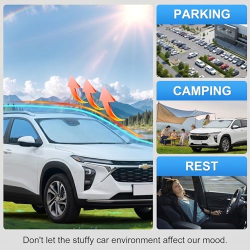 Custom Fit Windshield Sun Shade for Chevrolet Chevy Trax 2013-2026 - Image 6