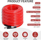 150FT Sewer Jetter Kit for Pressure Washer 5800 PSI Drain Cleaner - Image 4