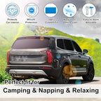 TINGLU Window Shades for Kia Telluride 2020 2021 2022 2023 2024 2025 Accessories Car Side Full Windows Rear Triangular Windshield Sun Shade Sun UV Rays & Privacy Protection for Camping 8PCS - Image 6