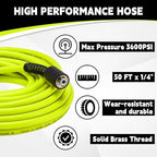 M MINGLE Pressure Washer Hose and Gun Kit, 50FT Power Wash Hose with 5 Tips - Image 4