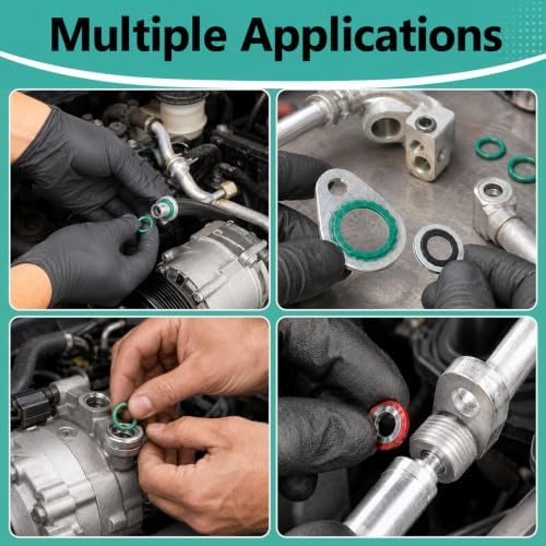 XBVV 265 PCS Automotive AC O Ring and Gasket Seal Kit for R134a R12 - Image 6