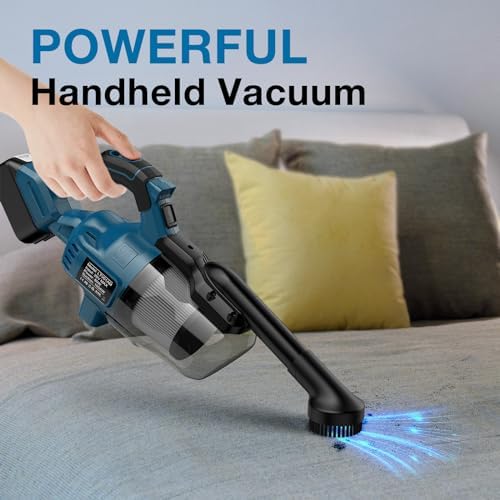 Cordless Vacuum Cleaner Compatible with Makita 18V Battery 100AW Suction - Image 4
