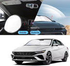 TINGLU Sun Shade for Hyundai Elantra 2021-2024 2025 2026 Accessories Windshield Sun Shade Window Shade UV Rays Protection Sun Visor Cover with Steering Wheel Sunshade Storage Bag - Image 6
