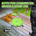 LidoDola 19'' Pressure Washer Surface Cleaner Green, Power Washer Accessory - Image 6