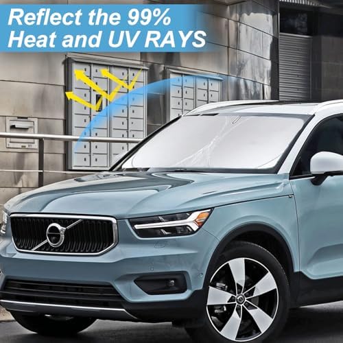 Windshield Sunshade for 2019-2025 2026 Volvo XC40 Front Window Shield - Image 2