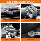 THINKWORK Windshield Cleaner Tool, Car Detailing Kit Interior, Car Cleaning Kit Interior and Exterior Detail Brush, Auto Supplies & Accessories for Men Women - Image 5