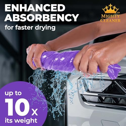 Premium Shammy Cloth for Car Drying – 2pk+1 Free – 26"x17" – Soft Chamois - Image 2