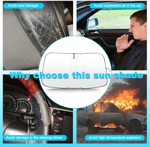 Foldable Front Windshield Sunshade fit for Honda HR-V 2016-2022 - Image 5