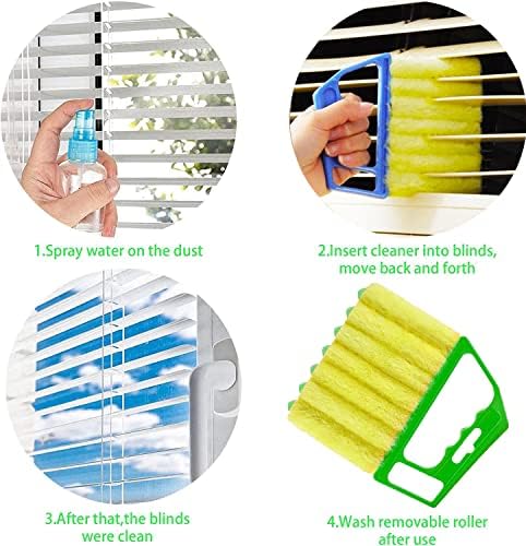 2 Pcs Blind Cleaner - Washable Window Blind Cleaner Duster Tool - Image 4