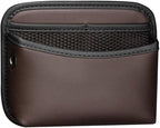 Car Seat Side Pocket Organizer, Leather Automotive Seat Door Pouch Bag Organizer, Vehicle Wallet Cards Phone Sunglasses Storage Holder Pocket Accessories, Universal Fit (Brown) - Image 7