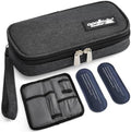 apollo walker Insulin Cooler Travel Case with Ice Packs and Insulation | TSA Approved Includes 2 x 90g ice packs for 9-hour cooling insulin pens & syringes for Diabetics to Carry (Black) by apollowalker