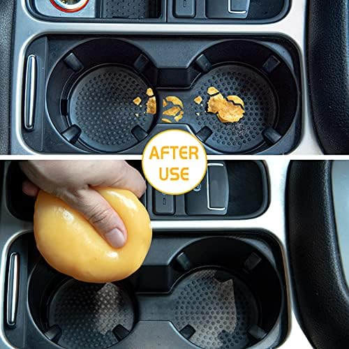 TICARVE Car Cleaning Gel Car Detailing Putty Car Cleaning Putty Gel Auto Detailing Tools Car Interior Cleaner Car Cleaning Kits Cleaning Slime Keyboard Cleaner Yellow - Image 6
