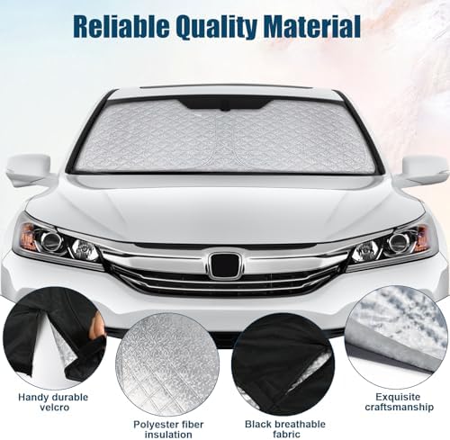 6 Layers Windshield Sun Shade for Honda Accord 2017-2022 - Image 5