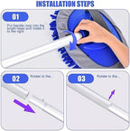 62" Car Wash Brush with Long Handle Chenille Scratch-Free Head Aluminum Pole - Image 5