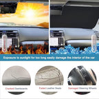 Windshield Sun Shade for Toyota 4runner 2010-2024 Foldable - Image 2