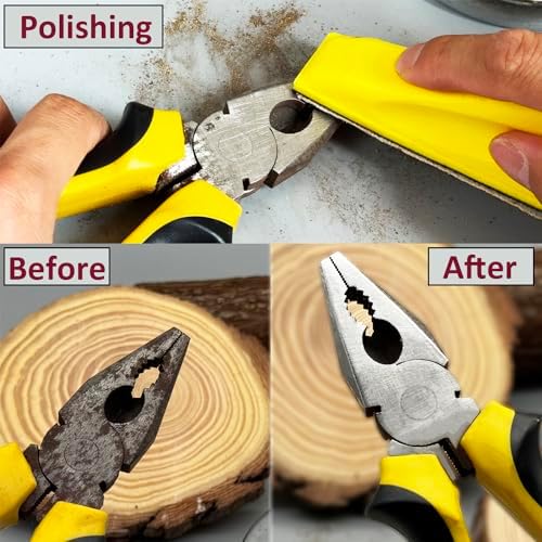 80PCS Micro Detail Sander Kit, Hook Loop Sandpaper 80-800 Grit - Image 3