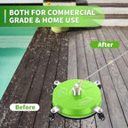 LidoDola 14'' Pressure Washer Surface Cleaner Green, Power Washer Accessory - Image 6
